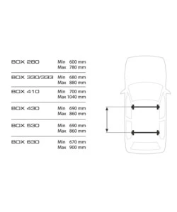 BOX TETTO PER AUTO 630 LITRI IN ABS CON DOPPIA APERTURA, ARGENTO LUCIDO - N60028